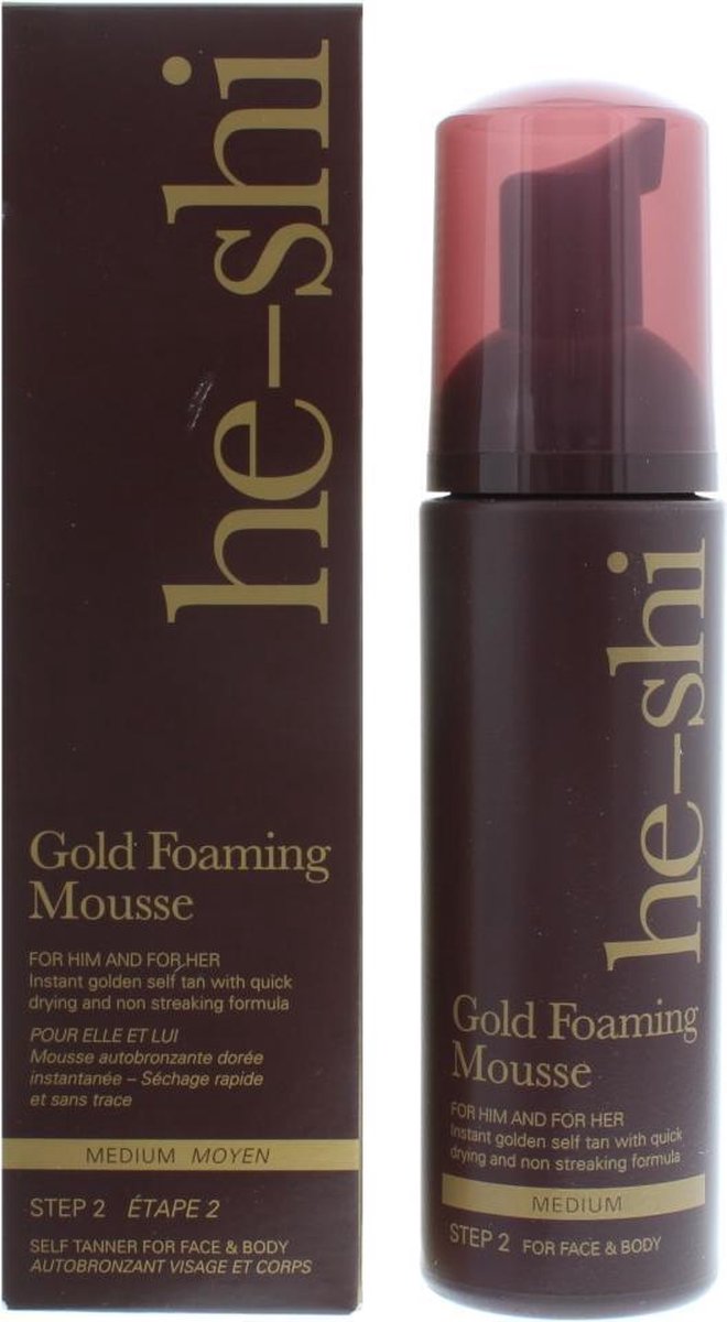He-Shi Gold Foaming Mousse - 150 ml - Zelfbruiner