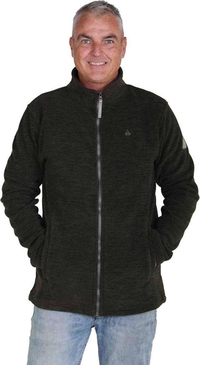BJØRNSON Fleece Vest 4 seizoenen Heren Olijfgroen - Maat 6XL - MARTIN