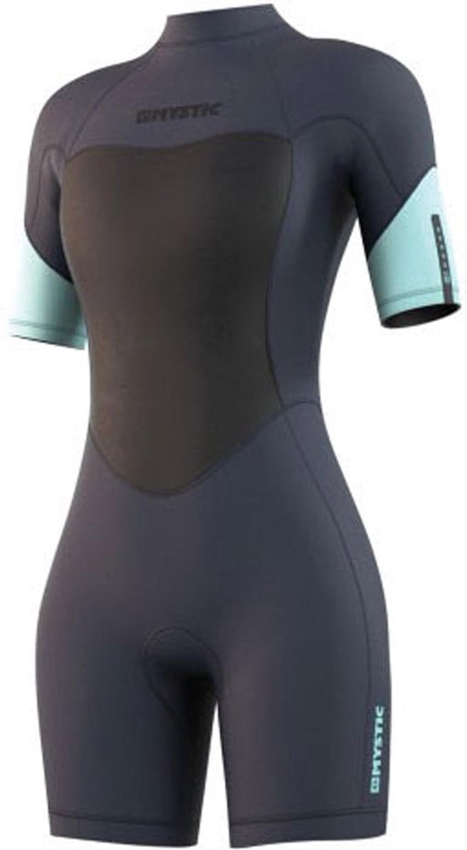 Mystic Brand Wetsuit - Maat S  - Vrouwen - donker blauw - zwart - lichtblauw
