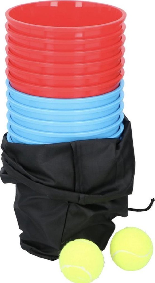Ultrasativa Mega XL Bierpong - Flessen/Bier Ananas Opener - Tennisballen - 15 Stuks Cups