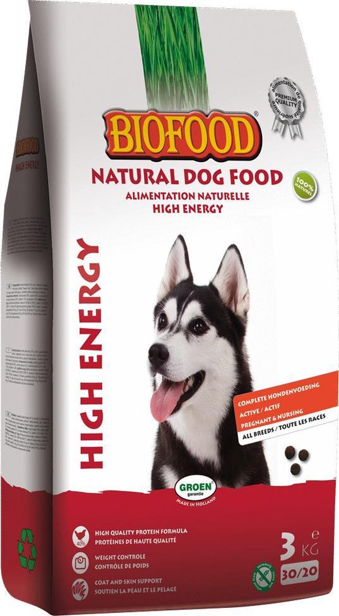 Biofood high energy hondenvoer 3 kg