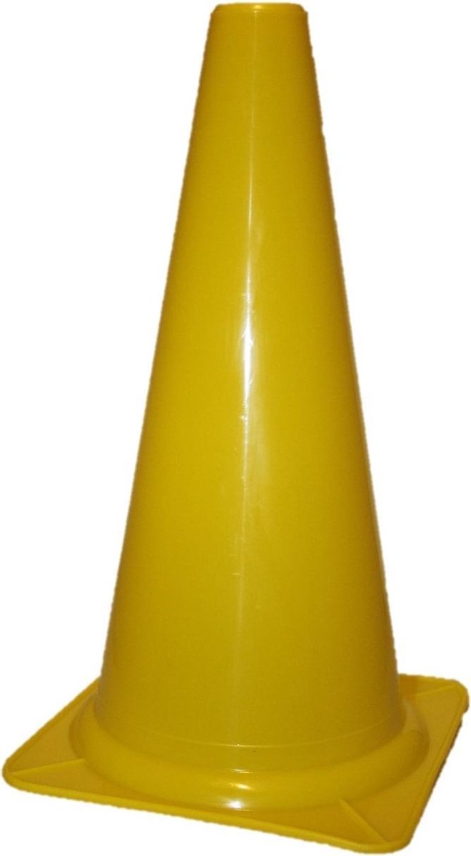 Markeerkegel 30 cm (12") Geel Set 5 stuks