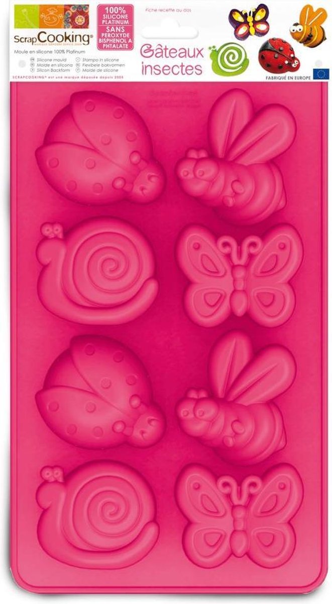 Bakvorm Silicone Flexibel Insecten