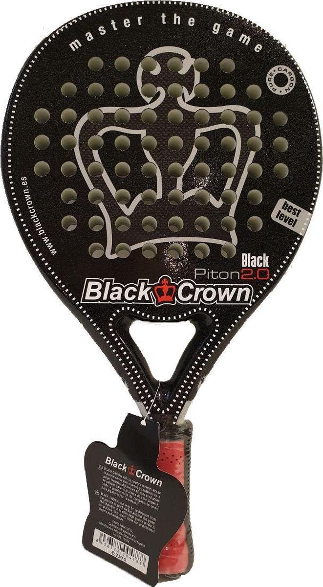 Black Crown Piton 2.0 Black Edition Padel Racket