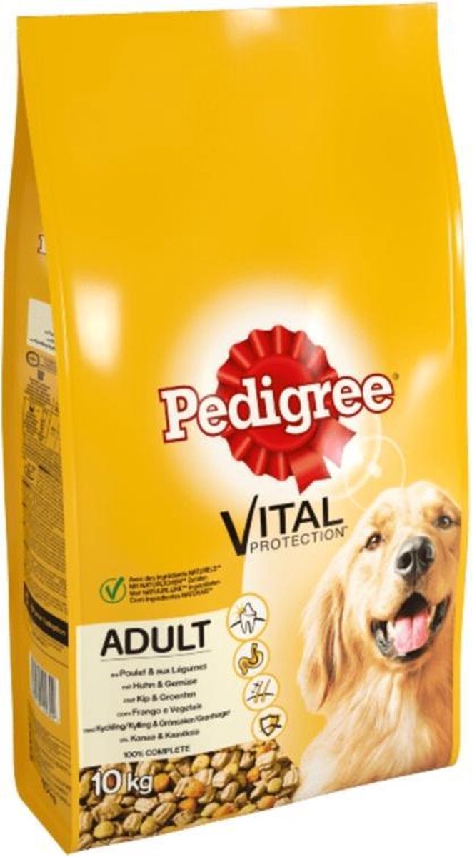 Pedigree Hondenvoer Droog Adult -  Kip - 10 kg