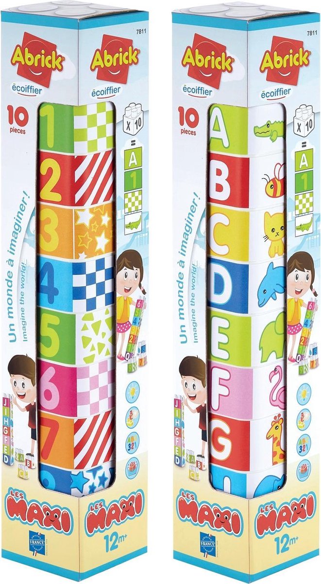 écoiffier Les Maxi Toren - Constructiespeelgoed