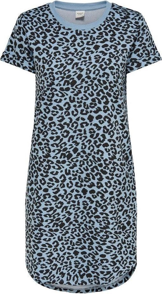 Jdyivy Life S/s Leo Dress Jrs 15227285 Faded Denim/black Leo