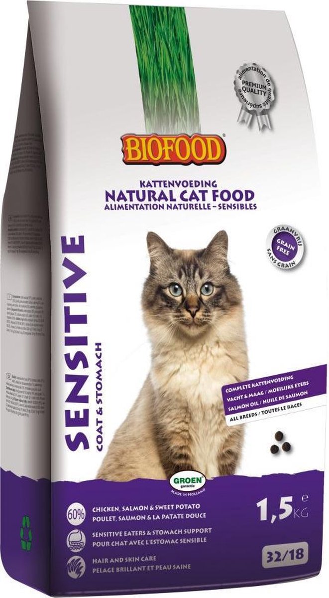 Biofood Kat Sensitive - 1.5 kg