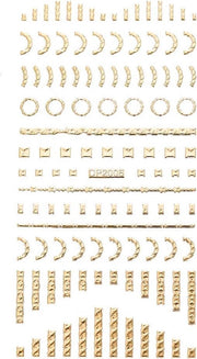 Nail art professional stickers 3D - Goud - DP-2006 - DM-Products