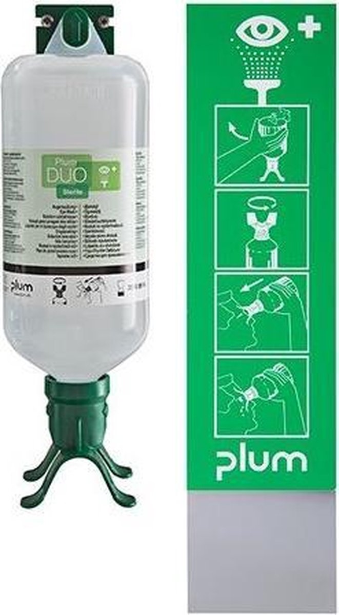 Plum Oogspoelstation DUO  - 2 x 1000 ml