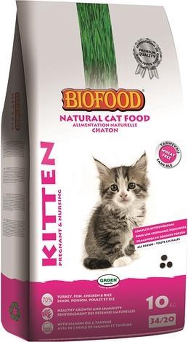 Biofood premium quality kat kitten pregnant / nursing - 10 kg - 1 stuks