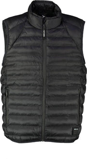 Replay zwarte gewatteerde bodywarmer - valt kleiner - Maat S