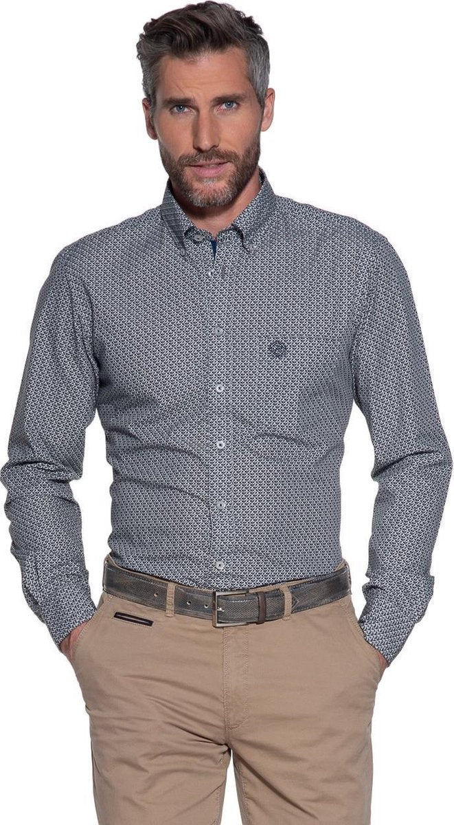 Campbell Classic Casual overhemd lange mouw