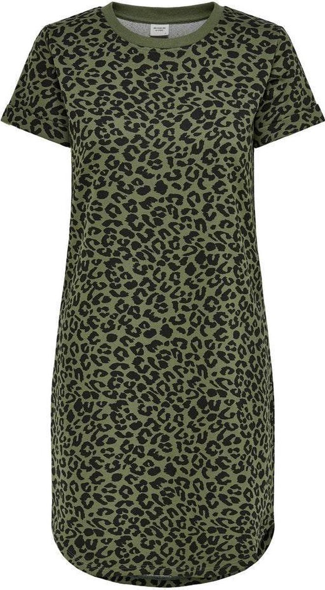 Jdyivy Life S/s Leo Dress Jrs 15227285 Kalamata/black Leo