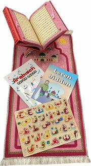 Cadeauset Gebed en Kuran Roze