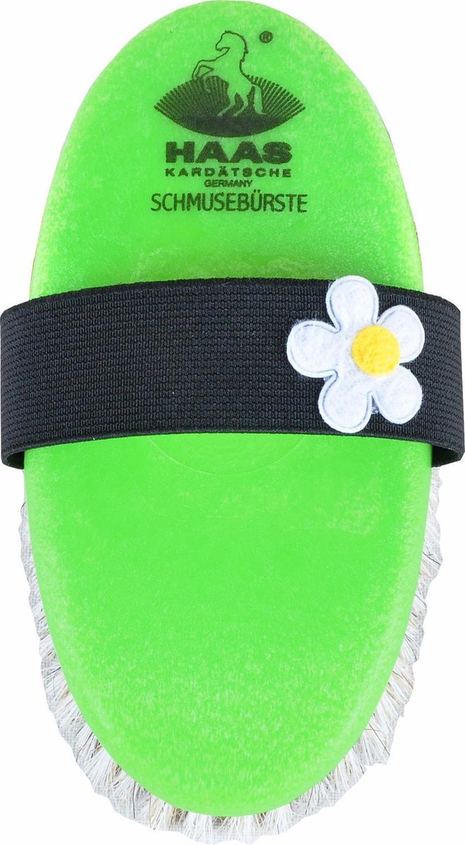 Borstel Haas Schmuse Blümchen 140x65 - Groen