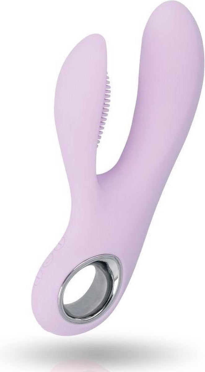 Inspire Glamour - Margaret Rabbit Vibrator - Mallow | G-Spot Vibrator | Bunny Vibrator | Dildo Vibrator | Dildo's | Clitoris Simulatie | Tarzan Vibrator | Vibrator Voor Vrouwen | Sex Toys | Erotiek Toys