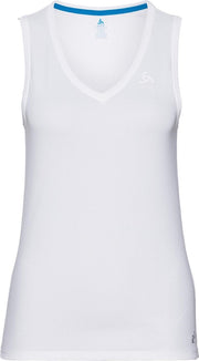 Odlo Active F-Dry Lightsuw Top V-Neck Singlet Sporttop Dames - White