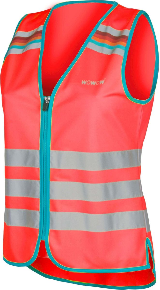 Wowow Veiligheidshesje Lucy Dames Polyester Rood Maat M