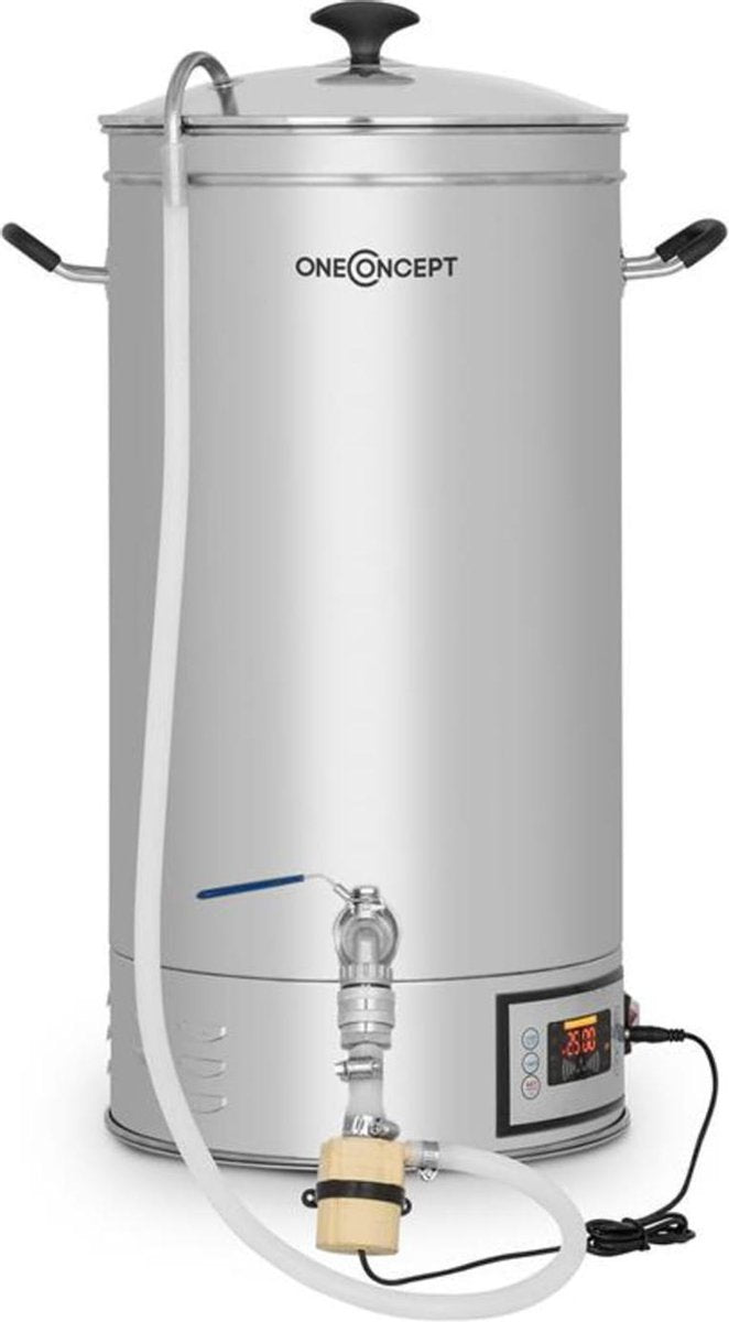 Klarstein Hopfengott maischeketel 30 liter 30-140°C circulatiepomp rvs