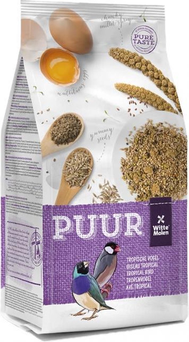 Witte Molen Puur tropische vogel 750gr