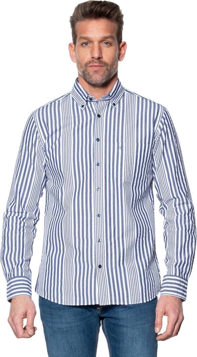 Campbell Classic Casual Overhemd Heren lange mouw
