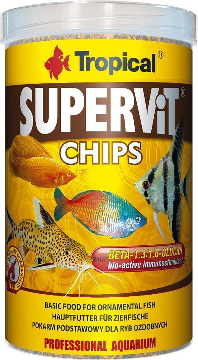 Tropical Supervit Chips 1 Liter | Aquarium Visvoer