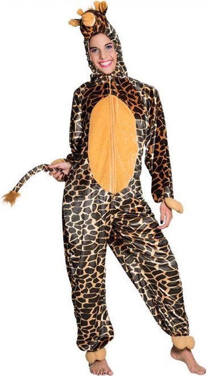 Tienerkostuum Giraffe pluche (max. 1.65 m) - Carnavalskleding