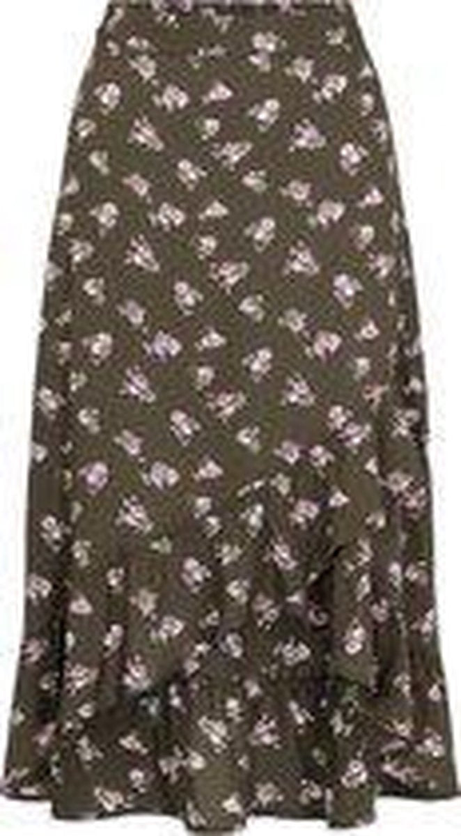 PCSILJY HW MIDI WRAP SKIRT KAC - 17115110 - Forest Night - Maat M