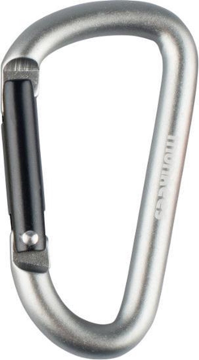 Munkees Karabijnhaak D-shape 8 X 80 Mm Grijs