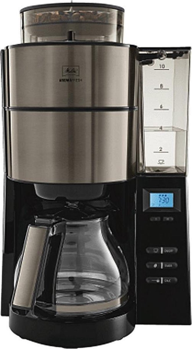 Melitta 1021-03 AromaFresh Special Colour Edition Koffiezetapparaat Metallic/Grijs