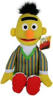 Sesamstraat Pluchen Knuffel Bert 80 Cm Geel