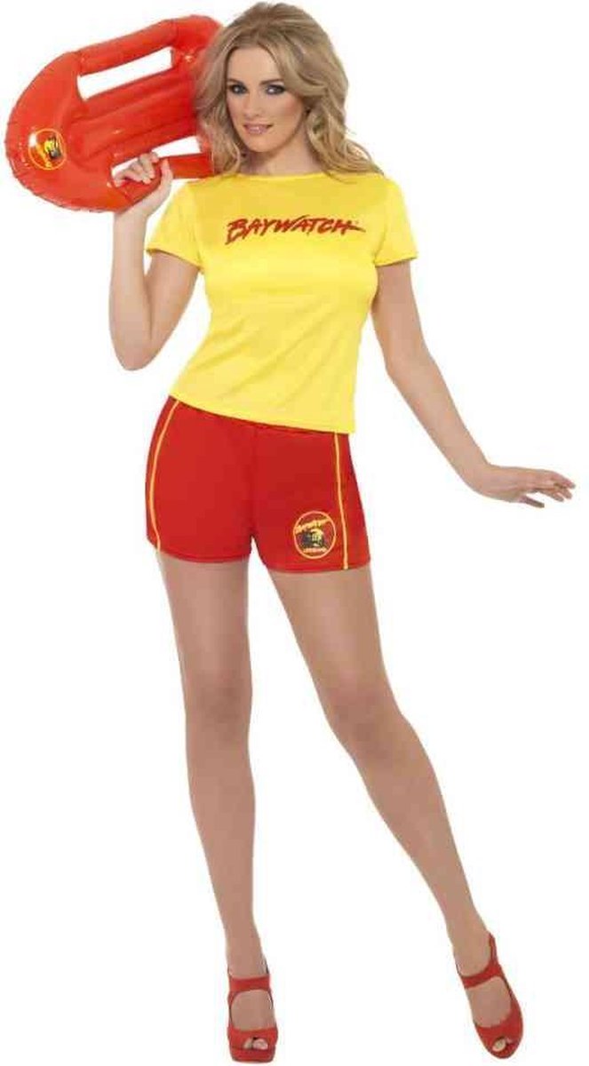 Baywatch dames pakje met Lifeguard shirt en shorts- kostuum maat 38/40
