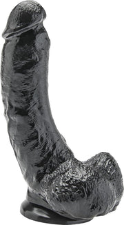 Get Real 8" Dong Met Ballen Zwart