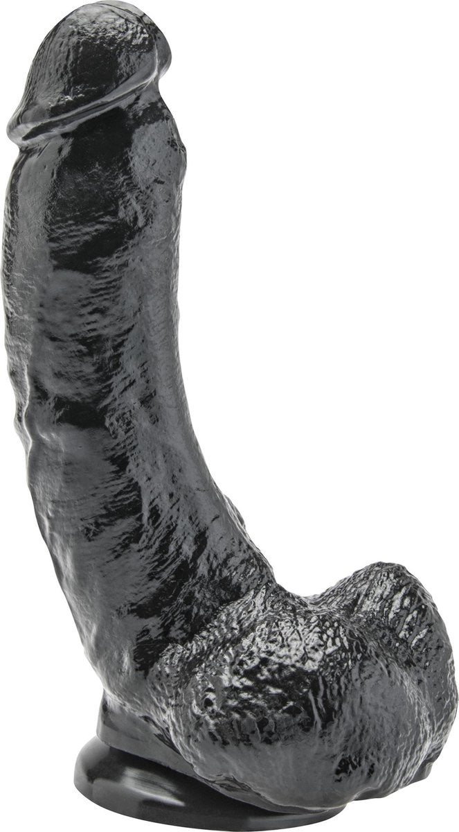 Get Real 8" Dong Met Ballen Zwart