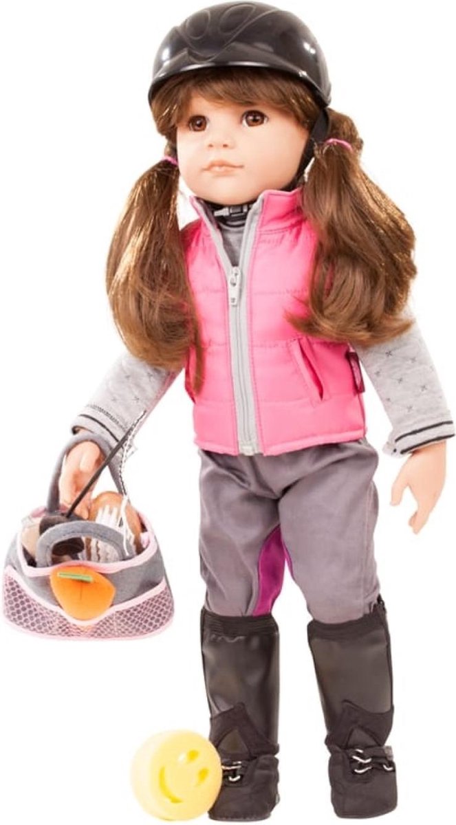 Pop - Hannah - Paardrijden - Bruin haar - 50cm