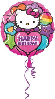Standard Hello Kitty Rainbow Foil Balloon S60 Packaged 43 cm