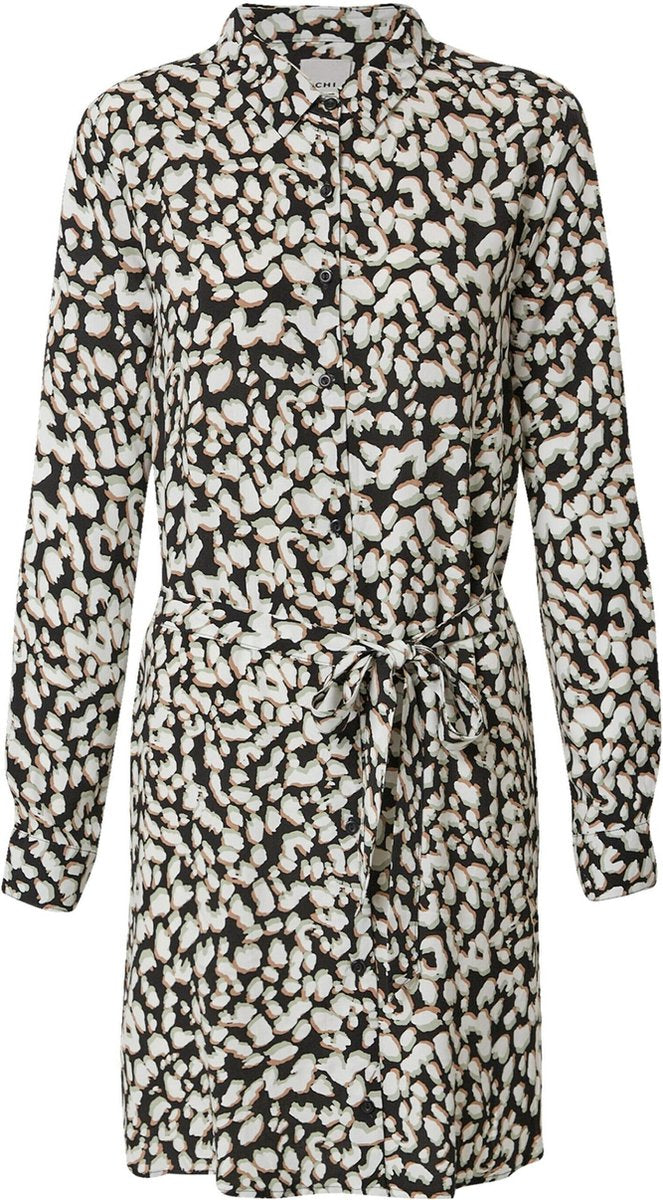 Ichi blousejurk Gemengde Kleuren-M (38)