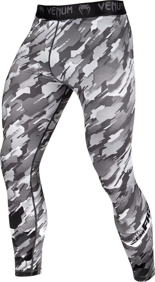 Venum Tecmo Spats - Grey Black - Grijs - XL