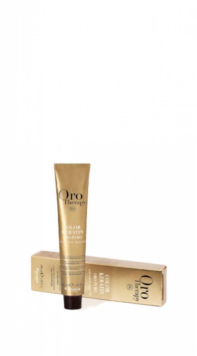 Fanola Haarverf Orotherapy Color Keratin Permanent Colouring Cream 6.0 Dark Blonde