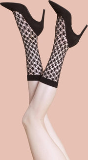 Fiore visnet Pantysokjes Noise 40 DEN. Zwart. one size