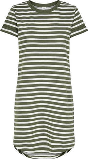 JdY JDYIVY LIFE S/S STRIPE DRESS JRS Dames Jurk - Maat S