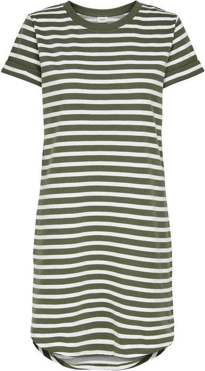 JdY JDYIVY LIFE S/S STRIPE DRESS JRS Dames Jurk - Maat S