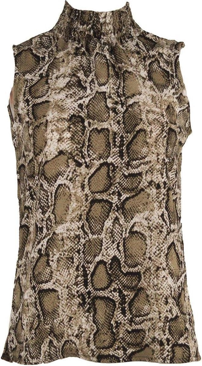 SRNDPTY Top Sleeveless Paula Snake Army