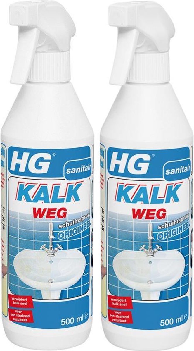 HG Kalkweg Schuimspray - 500 ml - 2 Stuks !