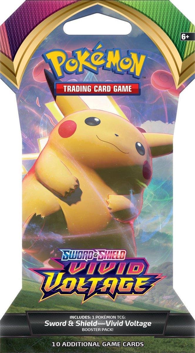 Pokémon Vivid Voltage Sleeved Booster met gratis tas - Pokémon Kaarten - Nifkos