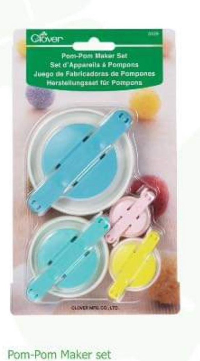 Clover Pom Pom Maker set 35/45mm en 65/85mm