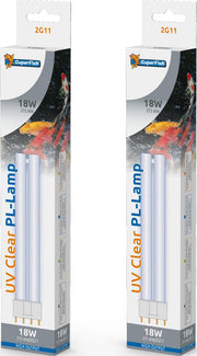 Superfish UV PL 18 watt vervangingslamp 2 stuks