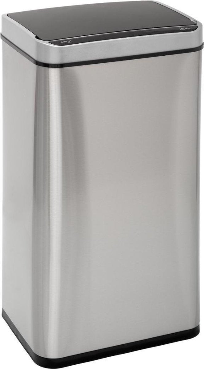 MaxxHome Pedaalemmer - prullenbak - Sensor Bin - 40 l - RVS