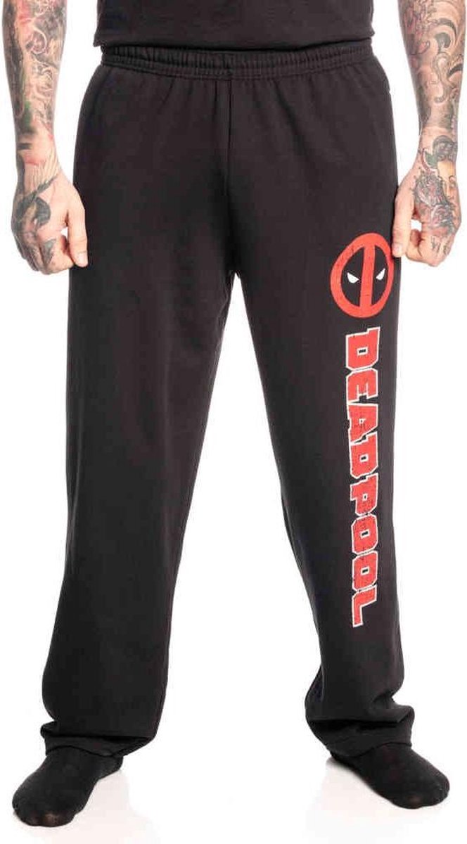 Marvel Deadpool Jogging broek -XL- Symbol Zwart